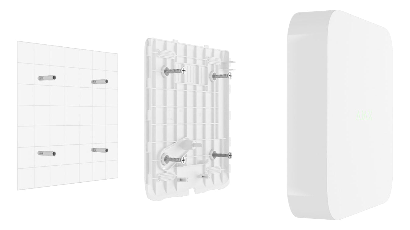 NVR 8-ch e 16-ch videoregistratore Ajax Bianco montaggio