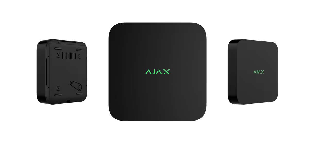 NVR 8-ch e 18-ch videoregistratore Ajax nero