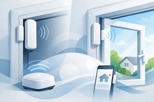 Rilevatore apertura porte e finestre wireless