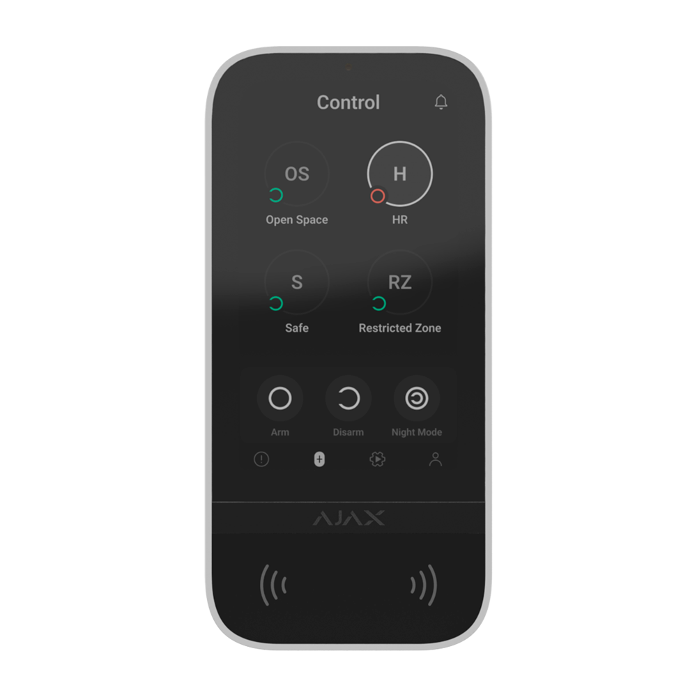 Ajax Superior KeyPad TouchScreen G3 bianco