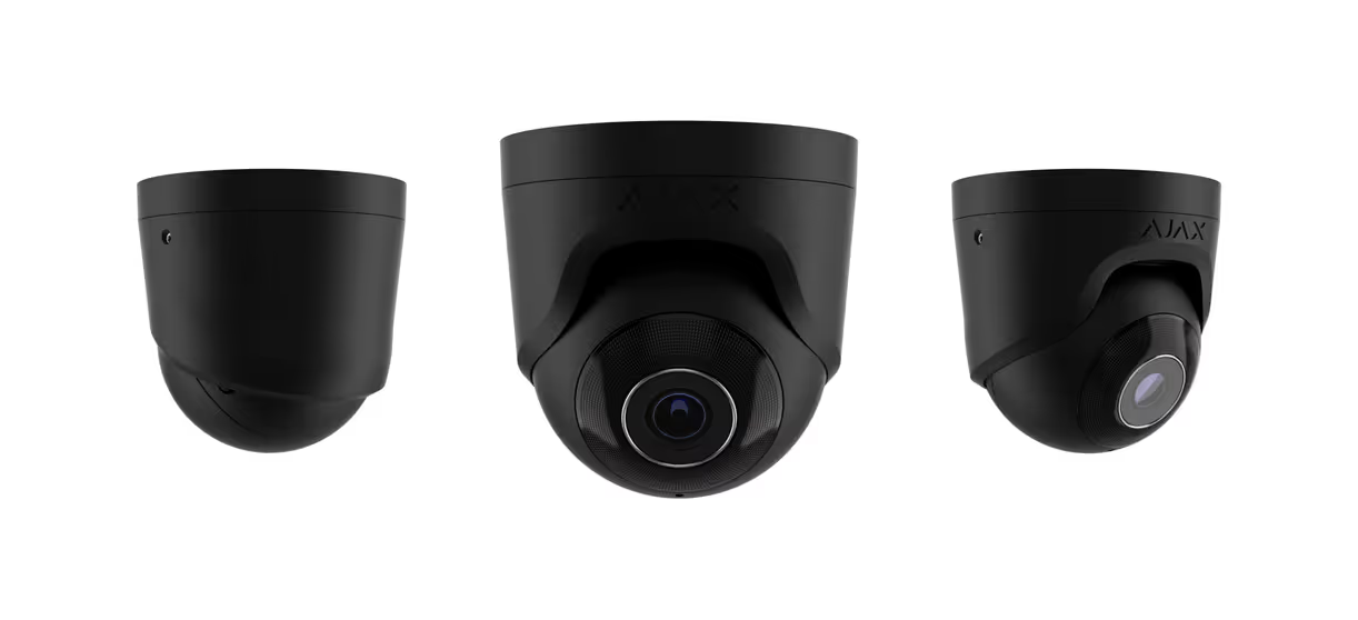 Turret Cam Ajax System nero su Easy Alarm