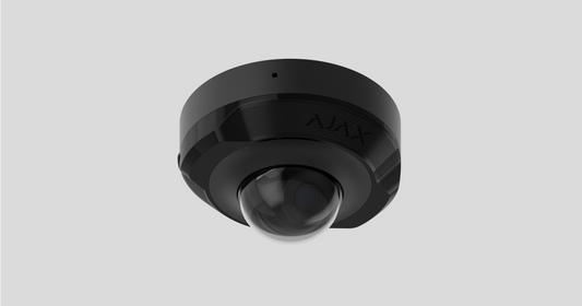 DomeCam Mini  telecamera IP cablata nera Ajax System su Easy alarm